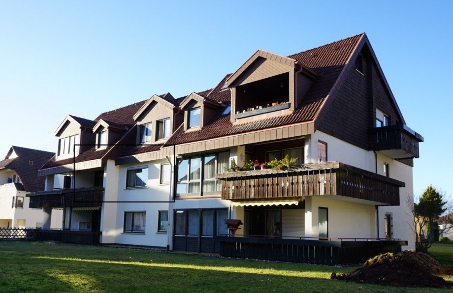 R�ckseite Dachgeschosswohnung Freudenstadt