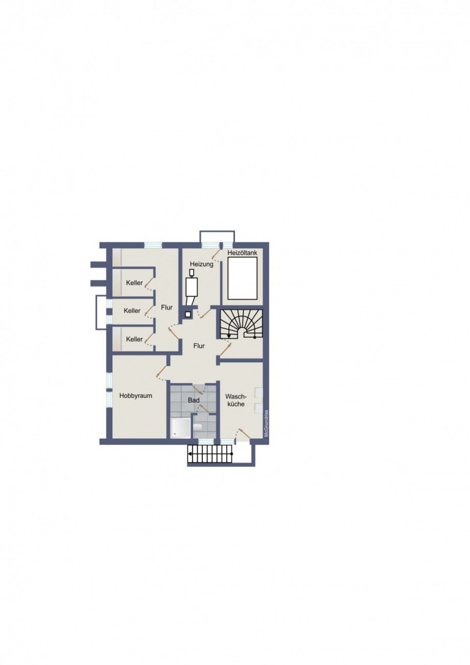 Untergeschoss Mehrfamilienhaus Freudenstadt