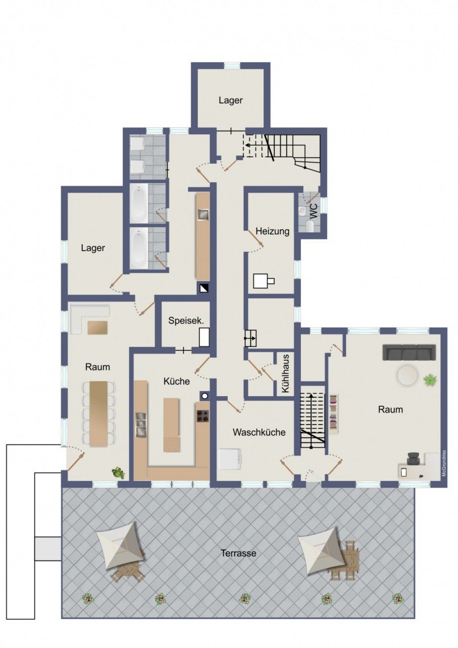 Grundriss Birkenhaus UG Renditeobjekt Freudenstadt