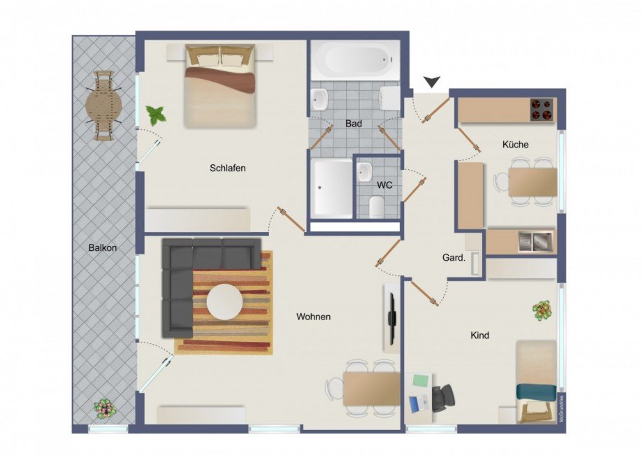Grundriss Wohnung Freudenstadt
