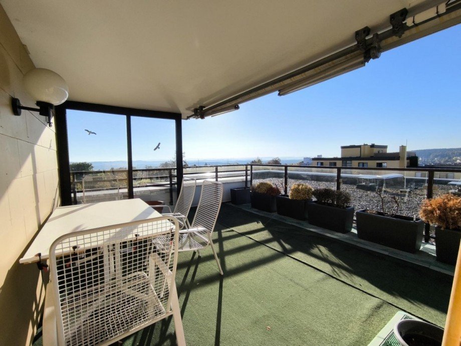 4. OG �berdachte Terrasse Maisonettewohnung Freudenstadt