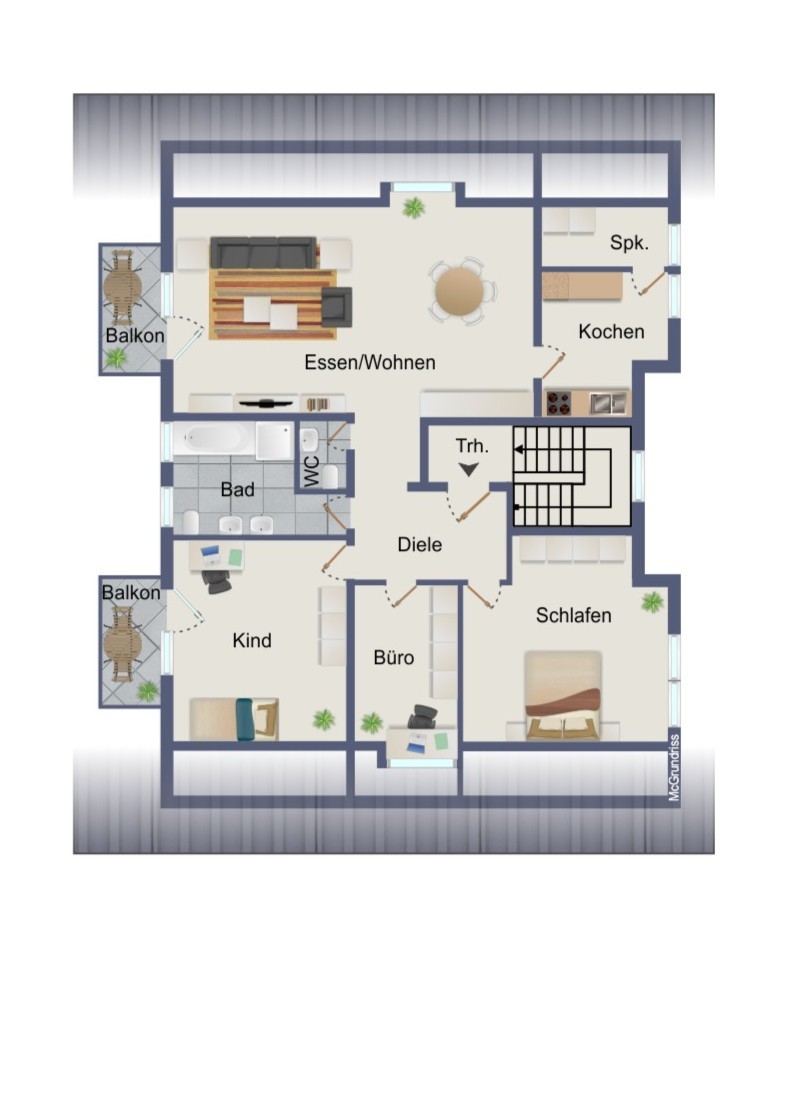 Dachgeschoss Mehrfamilienhaus Dornstetten
