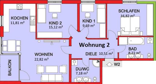 WHG 2 Mehrfamilienhaus Dornstetten