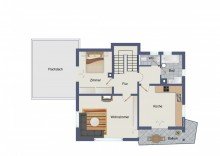 Grundriss OG Wohnhaus mit ehemaligem Ladengesch�ft in Wittendorf zu verkaufen!