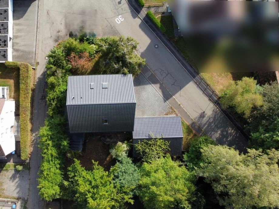 Vogelperspektive Einfamilienhaus Freudenstadt