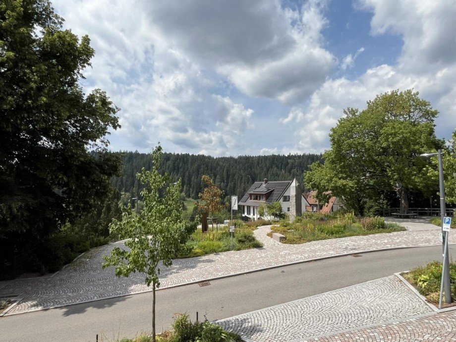 Aussicht vom Balkon Wohnung Freudenstadt