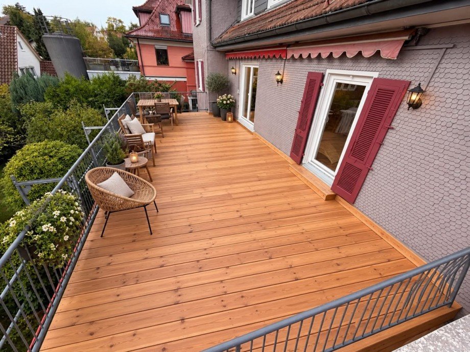 neue Terrasse KI Visualisierung Wohnung Freudenstadt