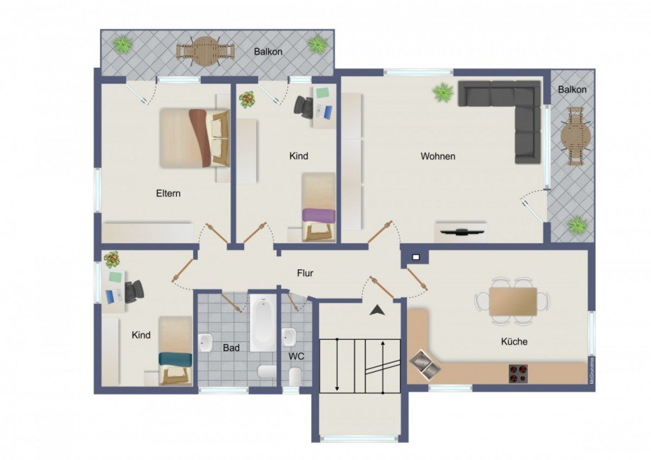 Grundriss Wohnung Lo�burg