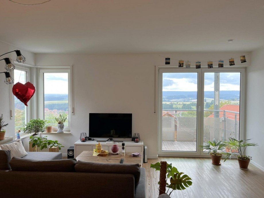 Wohnzimmer Etagenwohnung Dornstetten