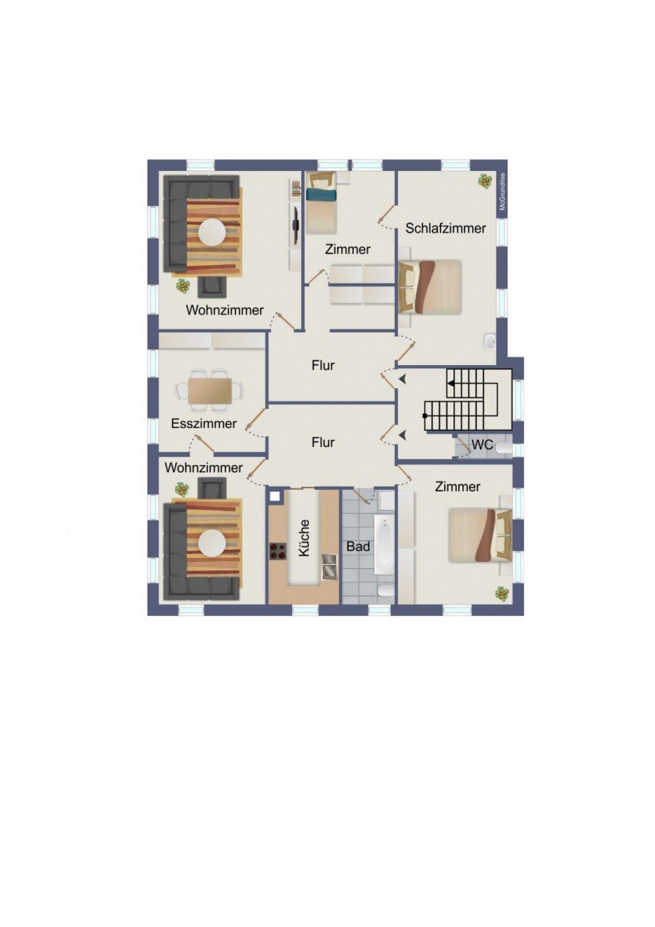 1.Obergeschoss Mehrfamilienhaus Baiersbronn