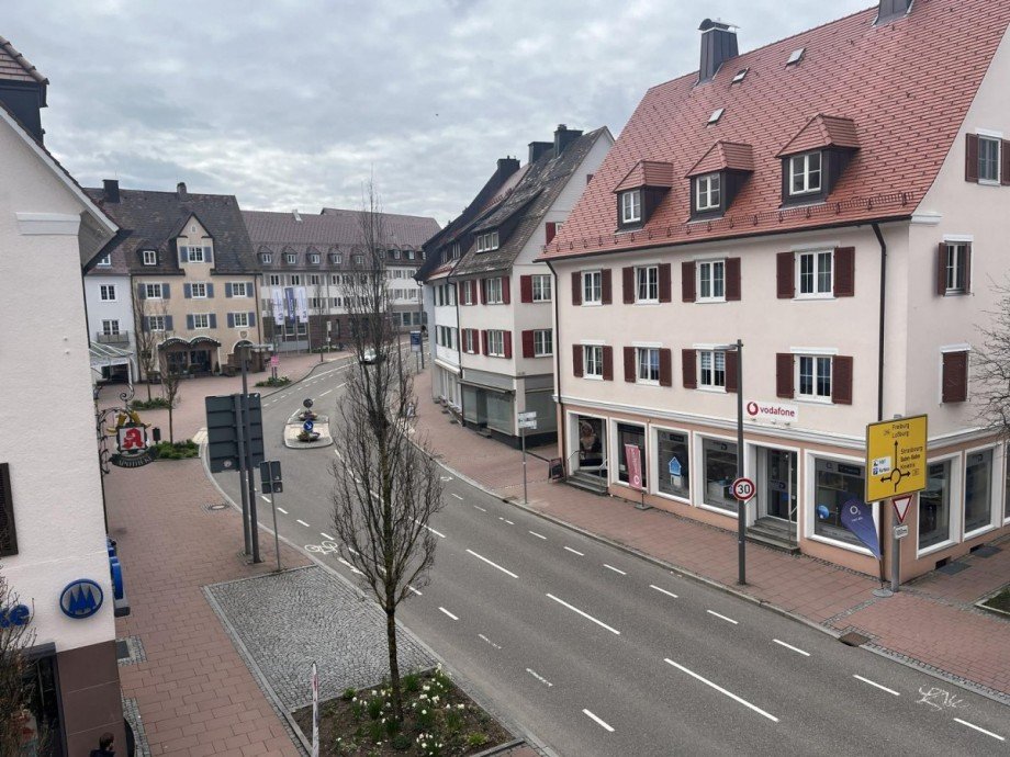 Aussicht aus dem Wohnzimmer Wohnung Freudenstadt