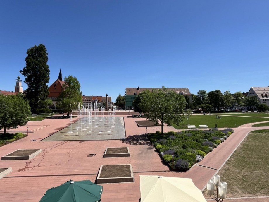 Aussicht auf den Markplatz Wohnung Freudenstadt