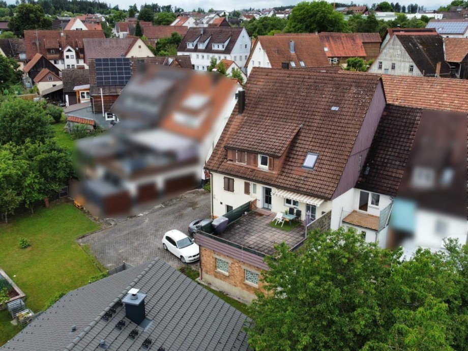 Hausansicht Hinten Mehrfamilienhaus Pfalzgrafenweiler