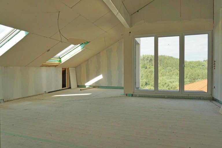 Wohn- und Essbereich Dornstetten Dachgeschosswohnung Lignum Dornstetten: Hochwertige Penthousewohnung in Dornstetten - 4 Zimmer mit ca. 132,72m�