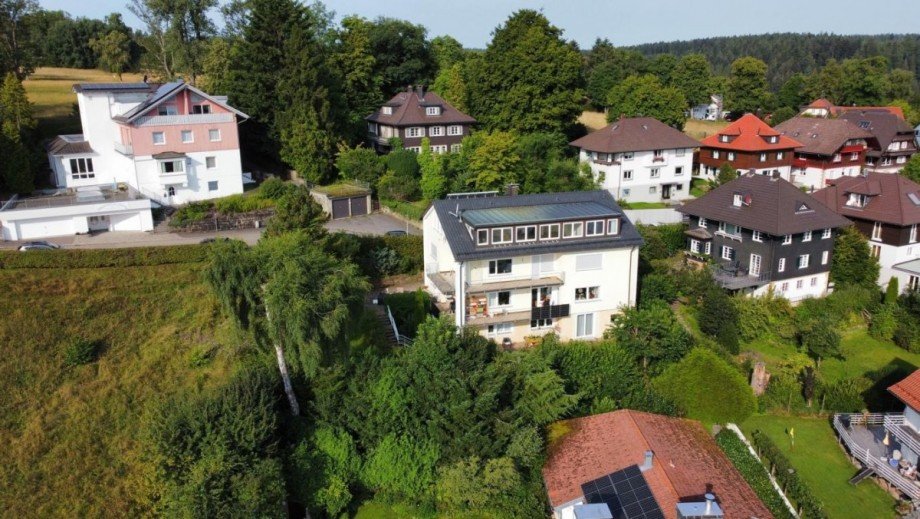 Vogelperspektive Dachgeschosswohnung Freudenstadt