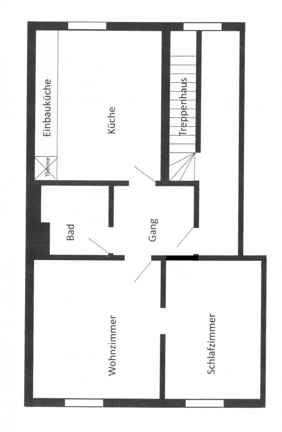 Grundrisss Wohnung Freudenstadt