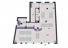 Grundriss Repr�sentatives Ladenlokal am Freudenst�dter Promenadeplatz
