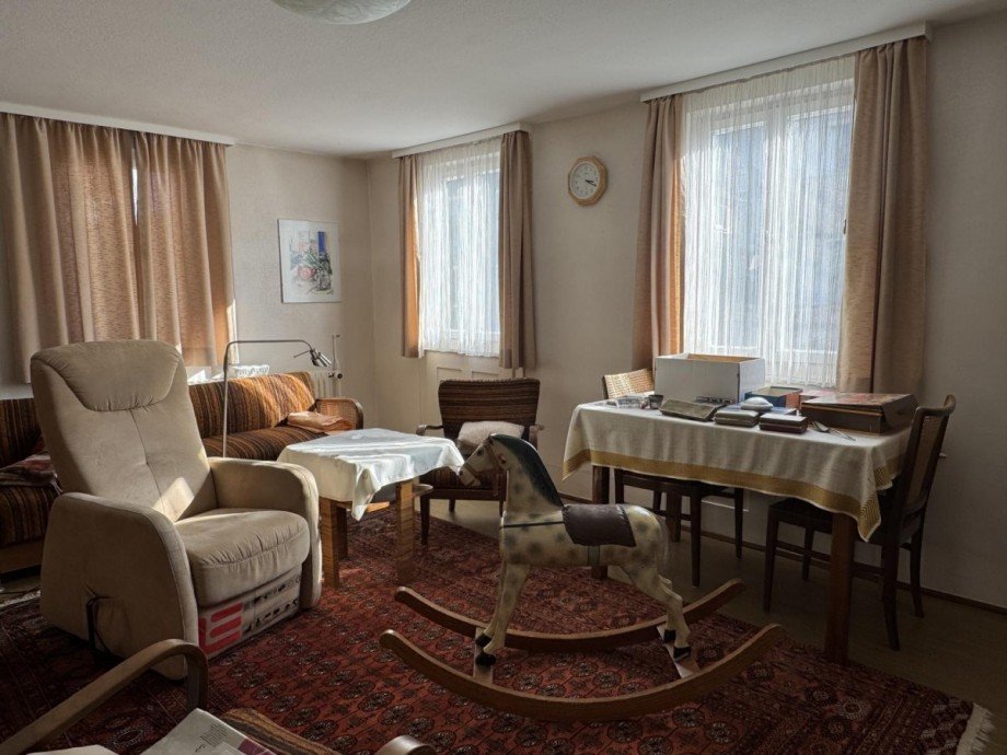 Wohnzimmer 1.Obergeschoss Mehrfamilienhaus Baiersbronn