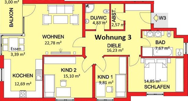 WHG 3 Mehrfamilienhaus Dornstetten