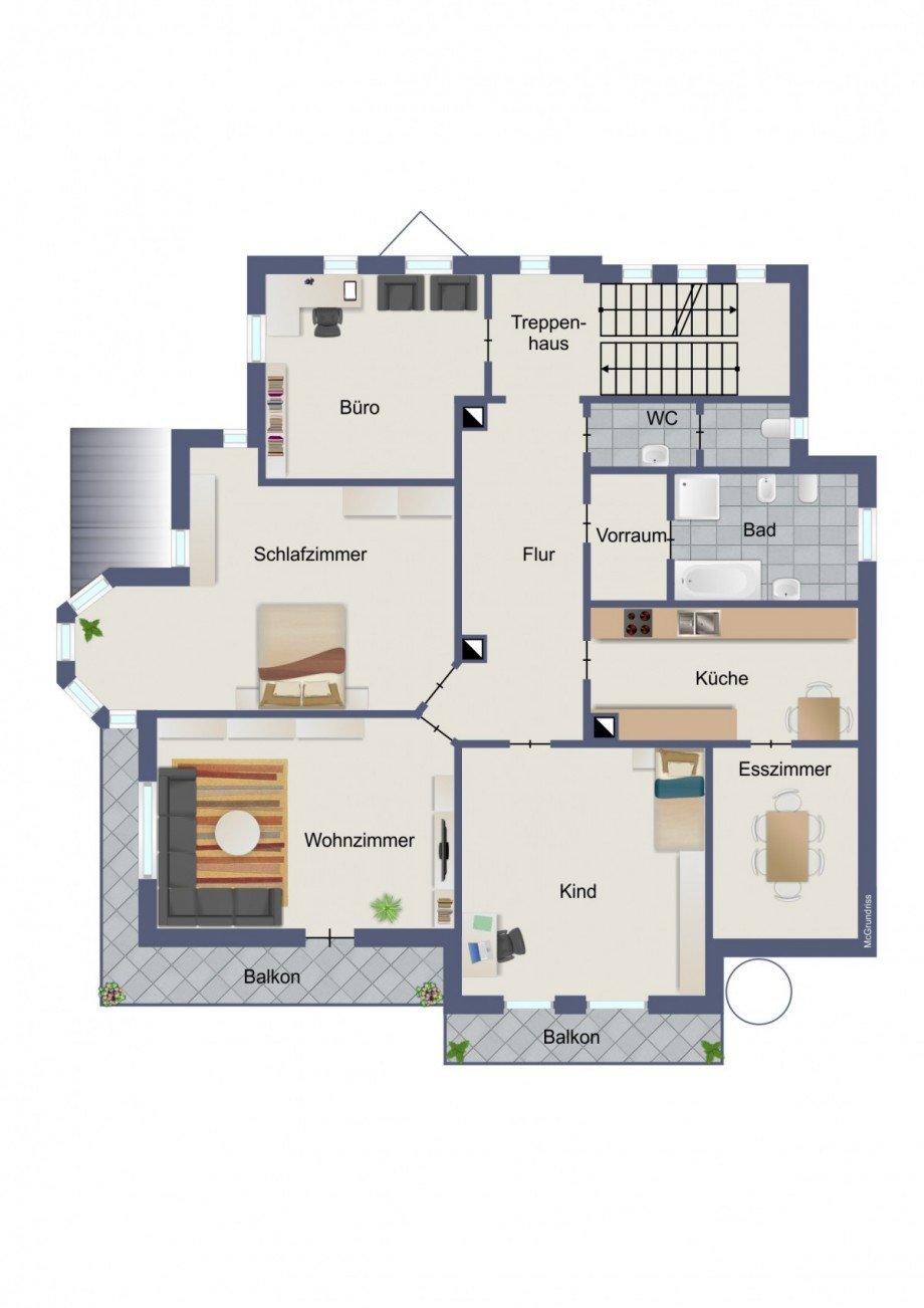 Grundriss Dachgescho� Einfamilienhaus Dornstetten