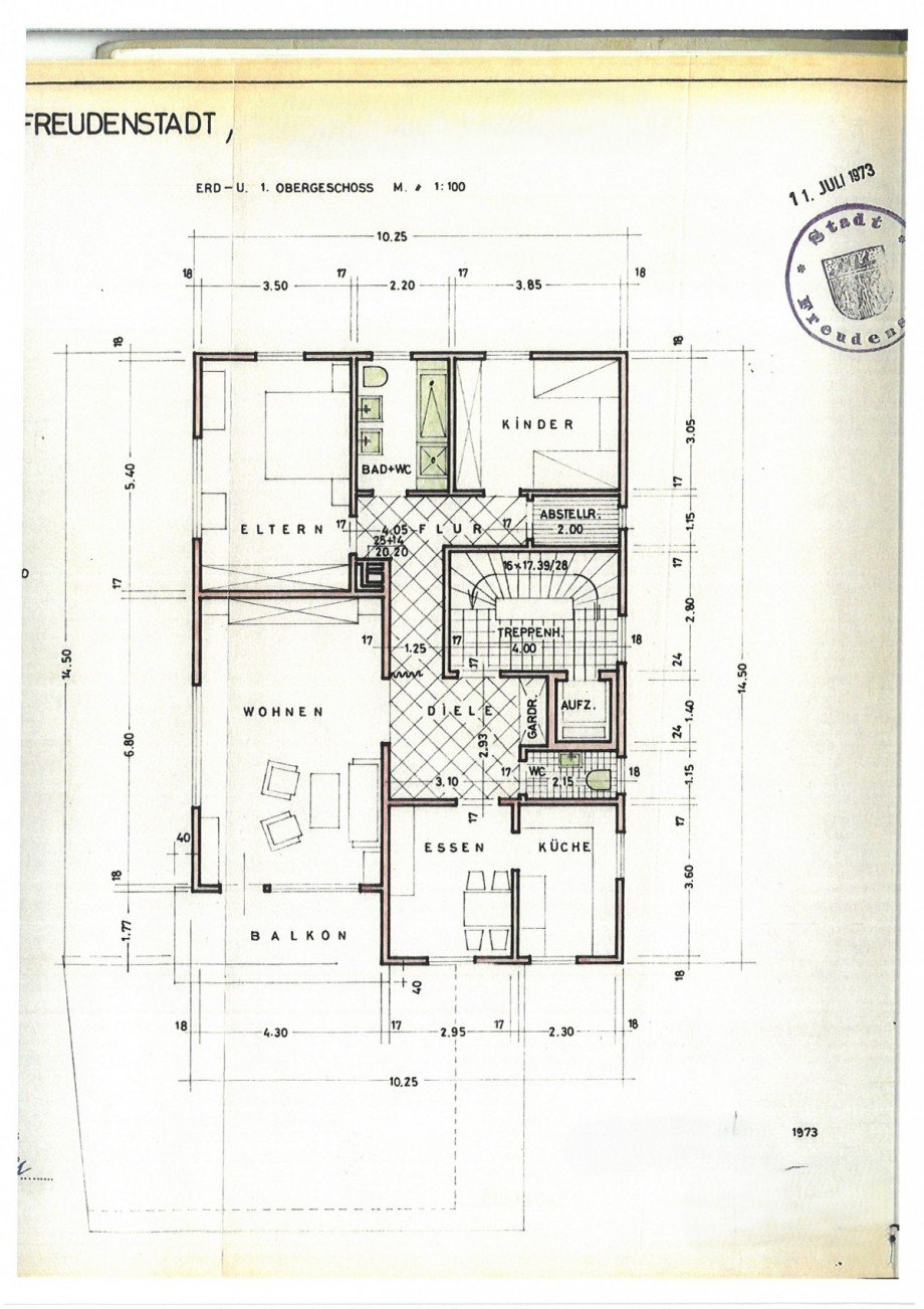 Grundriss Wohnung Freudenstadt