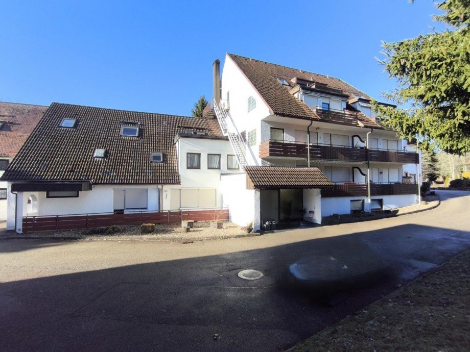 Geb�udeansicht Hauszugang Dachgeschosswohnung Freudenstadt