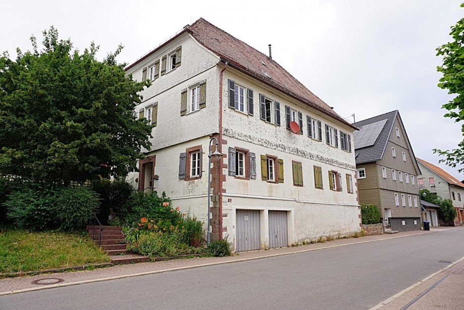 Geb�udeansicht Hauszugang Einfamilienhaus Seewald