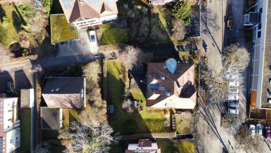 Vogelperspektive Erdgeschosswohnung Freudenstadt