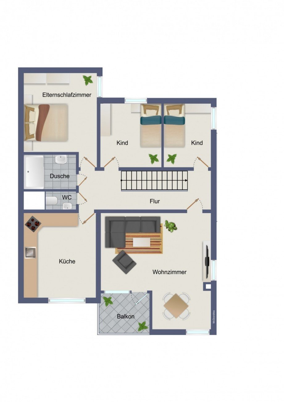 Grundriss Etagenwohnung Freudenstadt