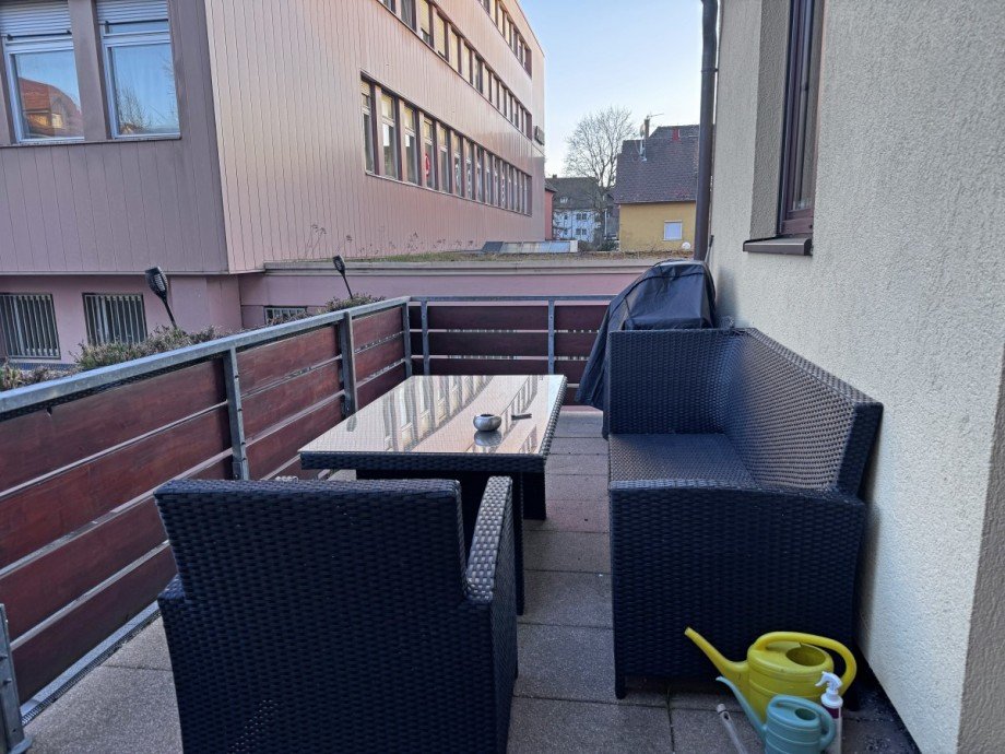 Balkon 1.OG links Wohn- / Gesch�ftshaus Freudenstadt