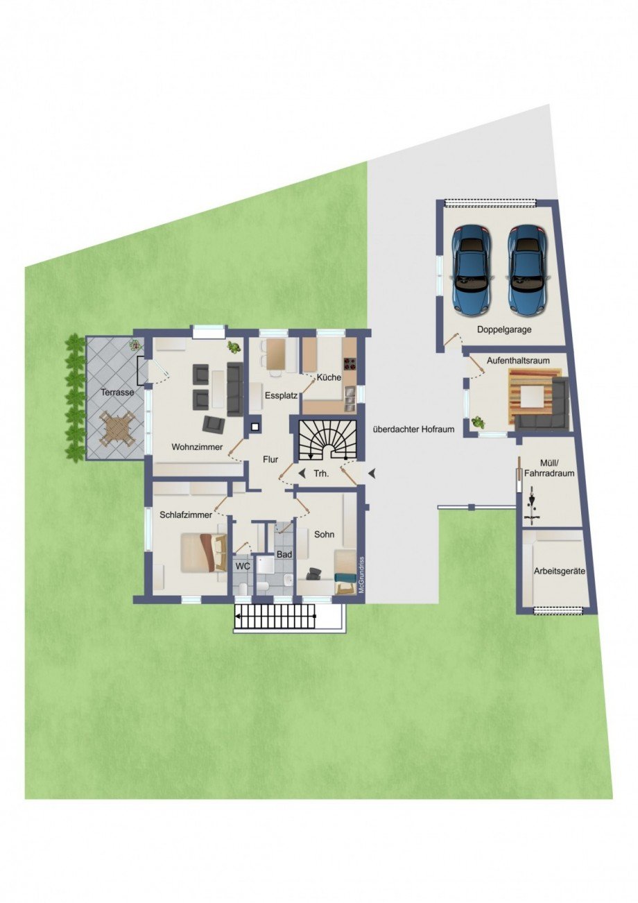 Ergeschoss Mehrfamilienhaus Freudenstadt