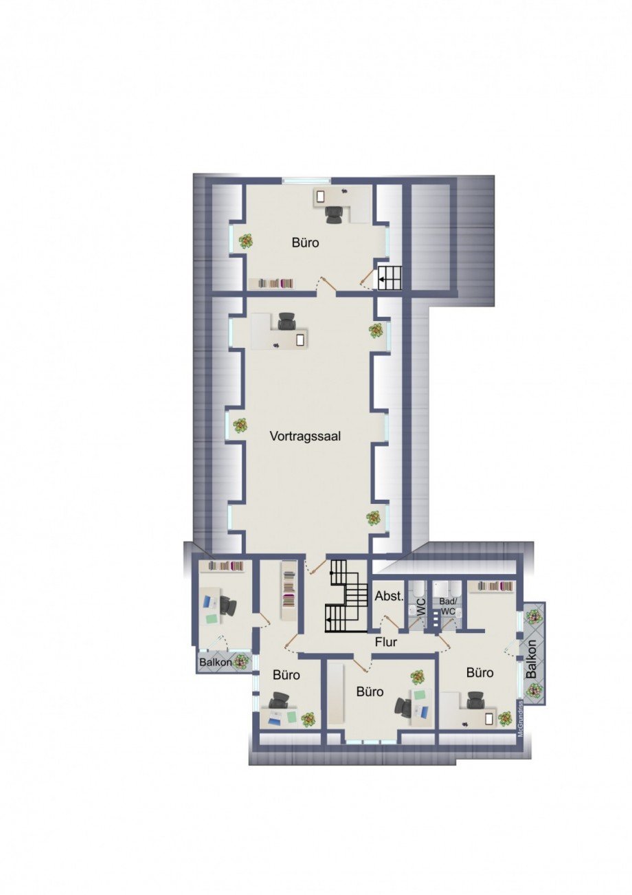 Grundriss Wiesenhaus DG Renditeobjekt Freudenstadt