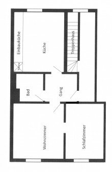 Grundrisss 2-Zimmer Wohnung im Stadtzentrum von Freudenstadt!