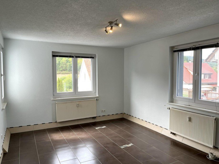 Wohnzimmer Erdgeschosswohnung Alpirsbach