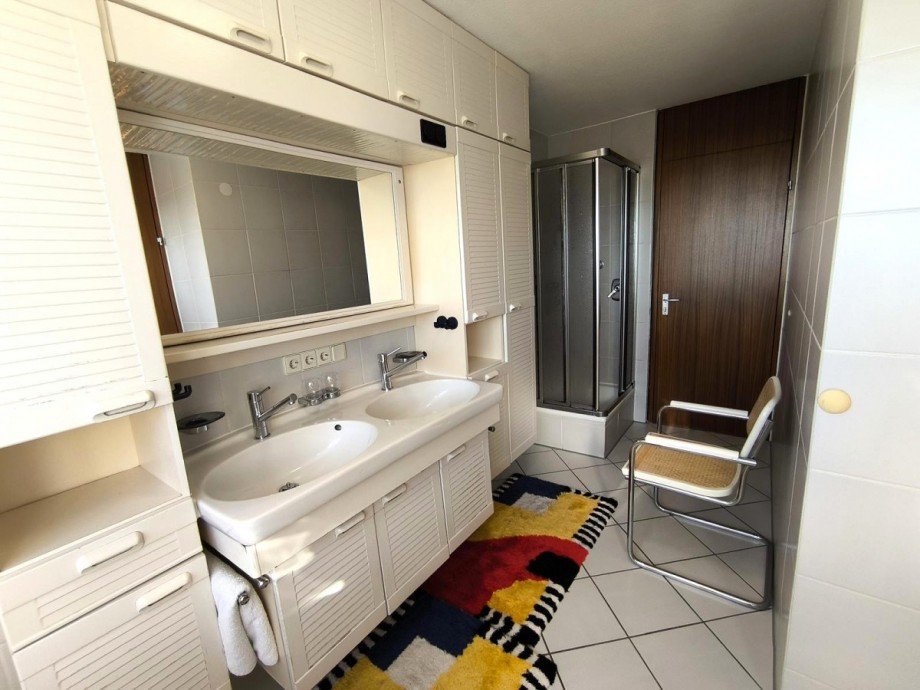 3. OG Badezimmer mit Dusche Maisonettewohnung Freudenstadt