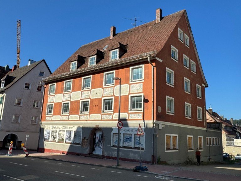 Aussenansicht Freudenstadt Einzelhandel Ihre Gewerbevision in bester Innenstadtlage - Projektfl�che mit Gestaltungspotenzial