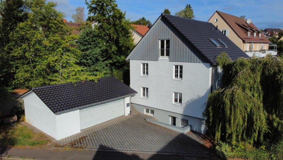 Geb�udeansicht mit Doppelgarage Einfamilienhaus Freudenstadt