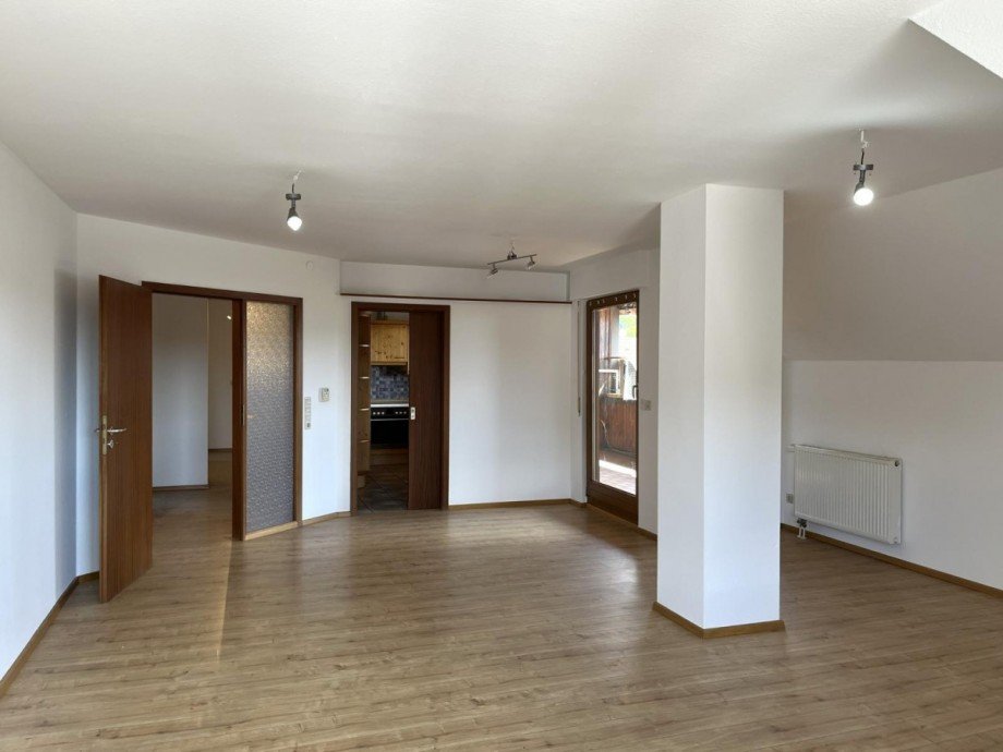Wohnzimmer Dachgeschosswohnung Dornstetten