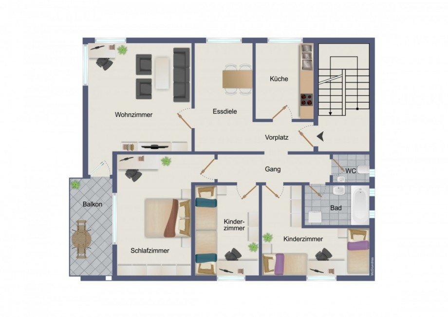 Grundriss Etagenwohnung Schopfloch