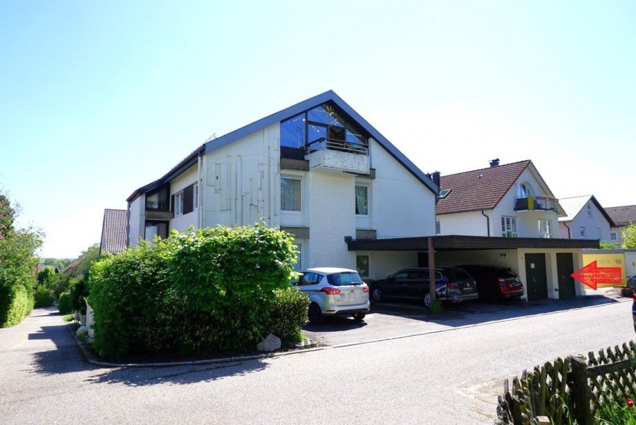 Geb�udeansicht mit Garage Wohnung Freudenstadt