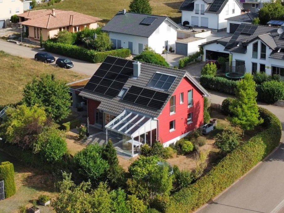 Hausansicht Einfamilienhaus Schopfloch