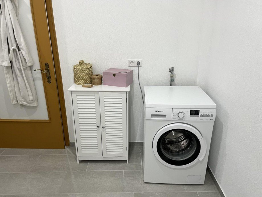 Waschmaschine im Badezimmer Wohnung Freudenstadt