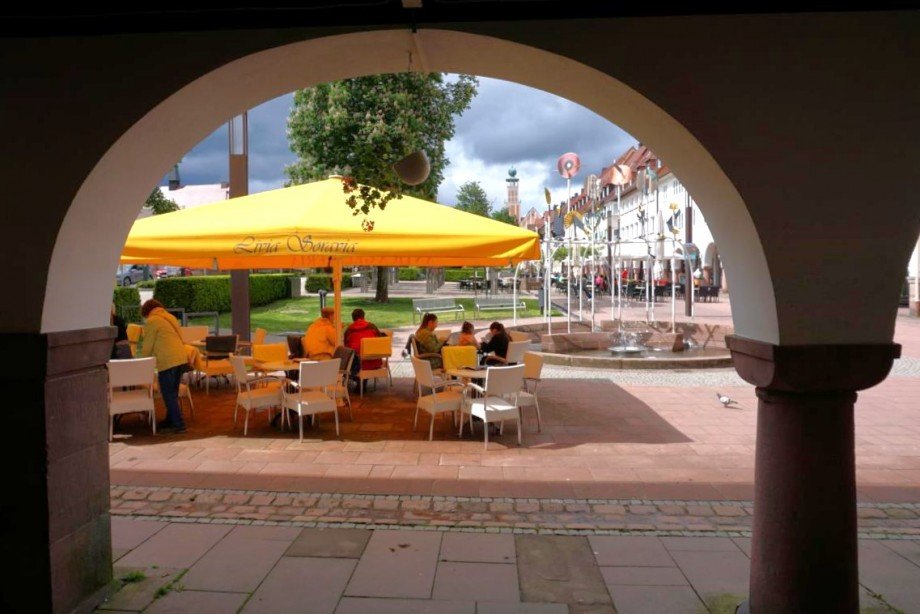 Blick auf den Marktplatz Ladenlokal Freudenstadt